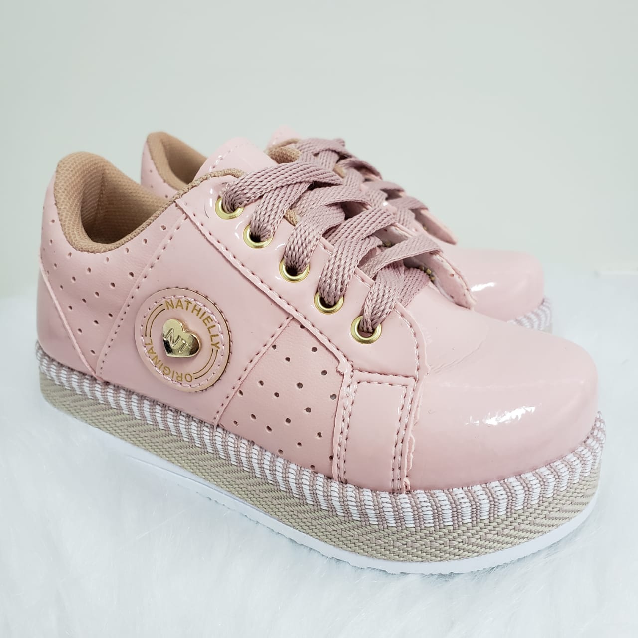 tenis infantil feminino rosa